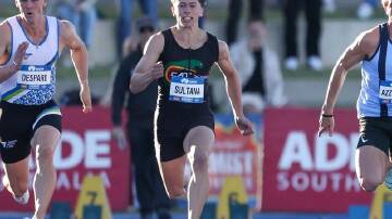 Sprint champ Sebastian Sultana has helped Australia qualify in the relay for Paris 2024. (Matt Turner/AAP PHOTOS)