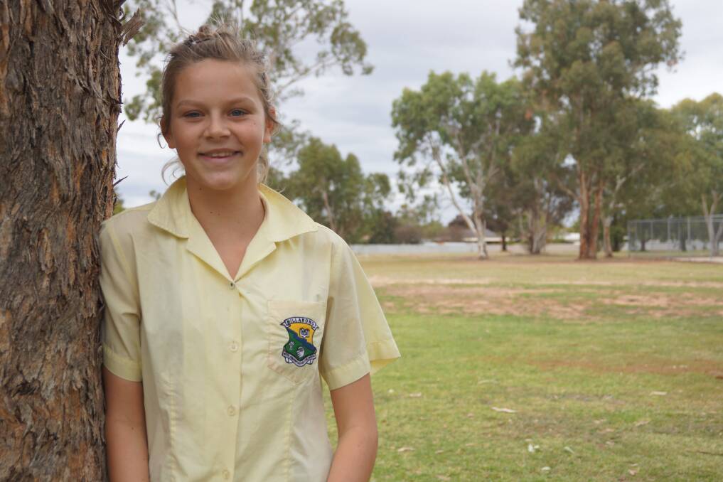 Shalayla Wheeler, 14, is set to travel to America in September for cross country running. 