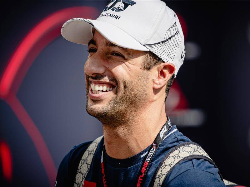 Australian Daniel Ricciardo has secured his seat with AlphaTauri for the next Formula One season. (EPA PHOTO)